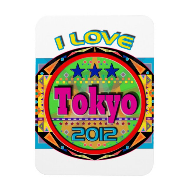 Imán ME ENCANTA El Emblema De Tokio #1 2012 Magnet (Vertical)