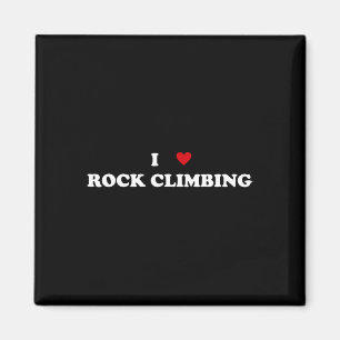 Imán Me encanta el escalador de rocas - Me encanta esca