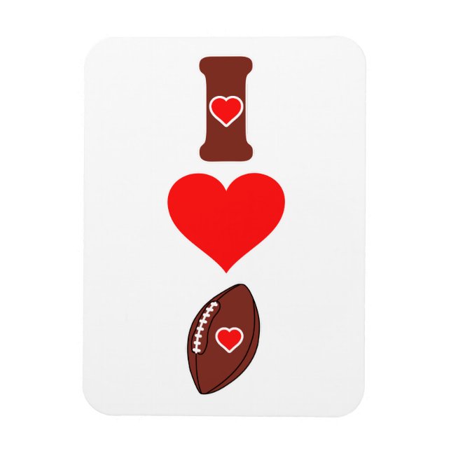 Imán Me encanta el fútbol (Vertical)