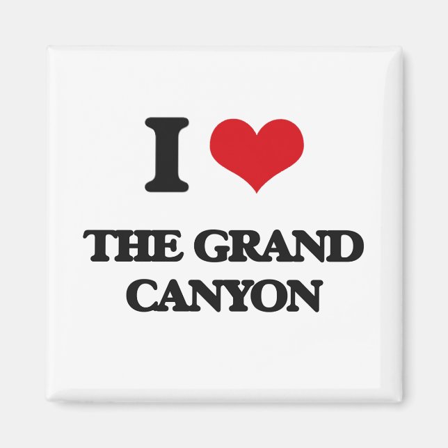 Imán Me encanta el Gran Cañón (Frente)