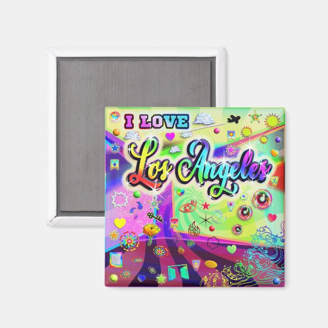 Imán ME ENCANTA EL Guay Energy Magnet de Los Ángeles (Anverso/Reverso)