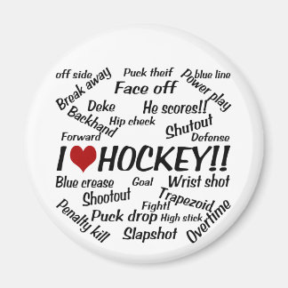 Imán Me encanta el hockey