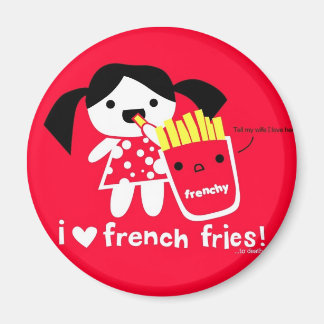 IMÁN ME ENCANTA EL MAGNET FRANCÉS FRIES