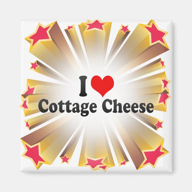 Imán Me Encanta El Queso De Cabaña (Frente)