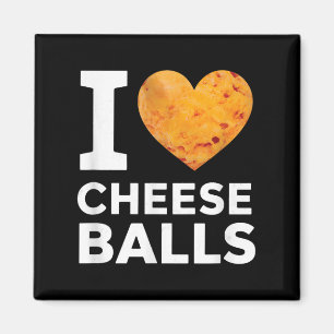 Imán Me Encanta El Queso Funny Cheeseball Y El Amante D