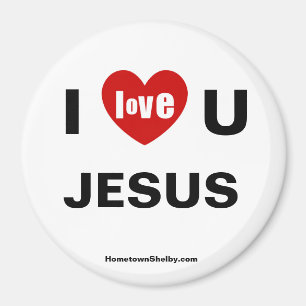 Imán Me Encanta El Refrigerador De JESUS