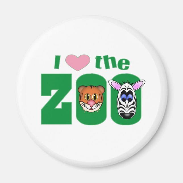 Imán Me encanta el ZOO (Frente)