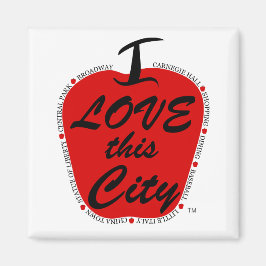 Imán Me encanta este magnate de la ciudad