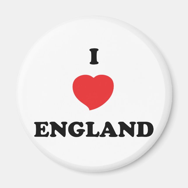 Imán ME ENCANTA Inglaterra (Frente)