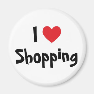 Imán Me encanta ir de compras