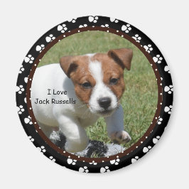 Imán Me encanta Jack Russells Magnet