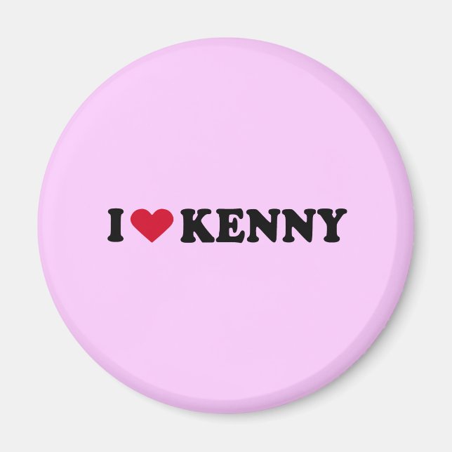 IMÁN ME ENCANTA KENNY (Frente)