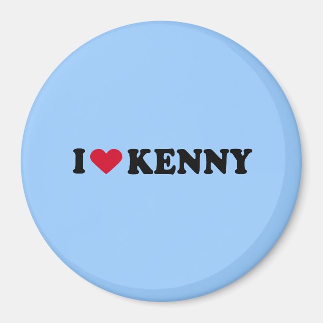 IMÁN ME ENCANTA KENNY (Frente)
