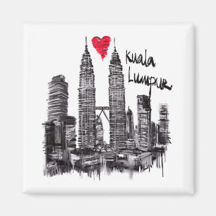 Imán Me encanta Kuala Lumpur