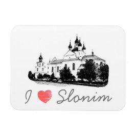Imán Me encanta la arquitectura de Bielorrusia de Sloni