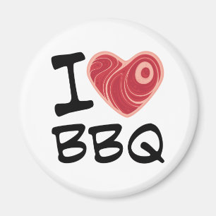 Imán Me encanta la barbacoa
