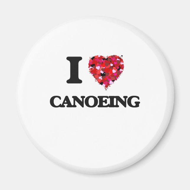 Imán Me encanta la canoa (Frente)