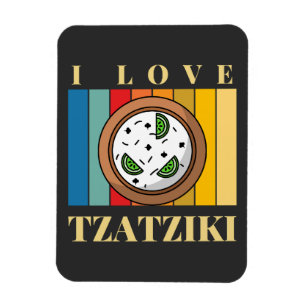 Imán me encanta la comida griega tzatziki comida griega