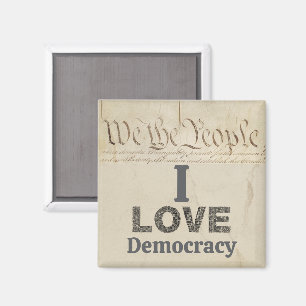 Imán Me encanta la democracia