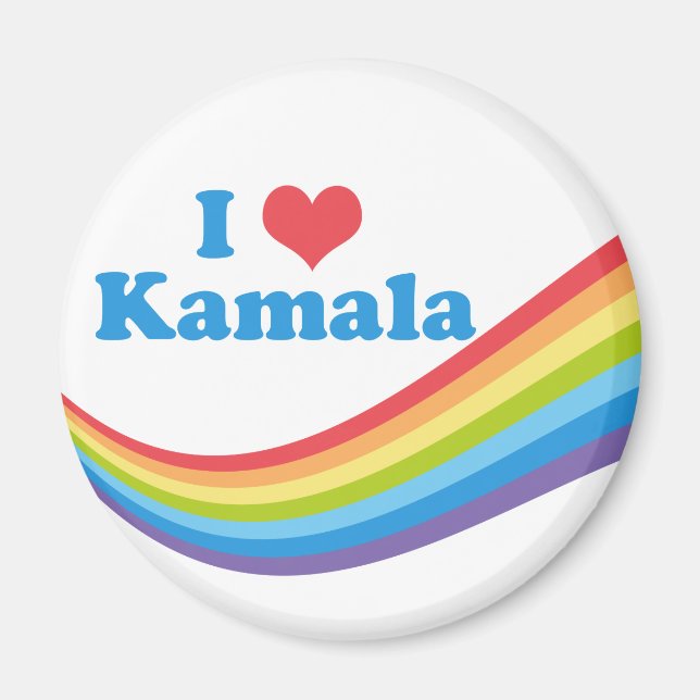 Imán Me encanta la elección en el arco iris de Kamala (Frente)
