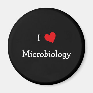 Imán Me encanta la microbiología