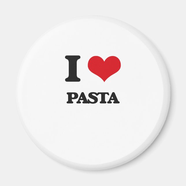 Imán Me encanta la pasta (Frente)