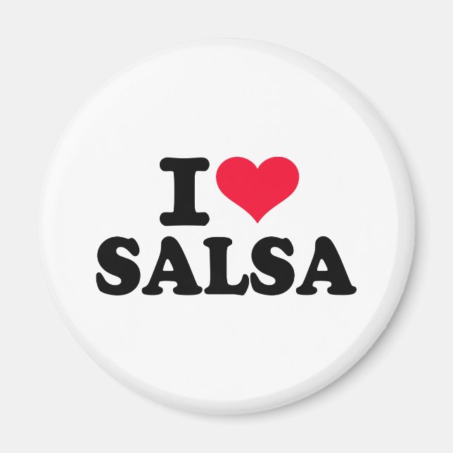 Imán Me encanta la salsa (Frente)