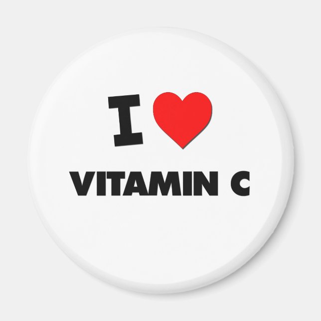 Imán Me encanta la vitamina C (Frente)