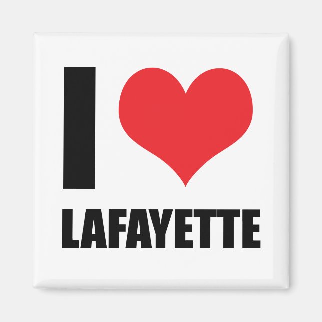 Imán Me encanta Lafayette (Frente)