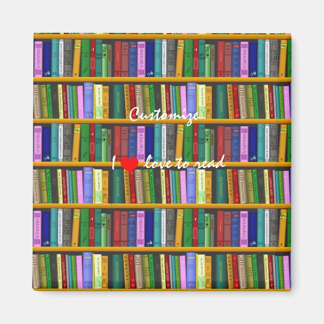 Imán Me encanta leer Books Thunder_Cove (Frente)