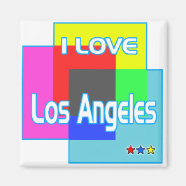 Imán "ME ENCANTA Los Angeles Coloring 2" Magnet