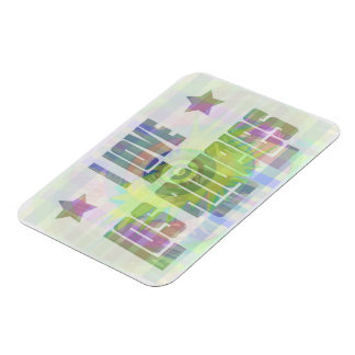 Imán ME ENCANTA Los Ángeles Hermoso Magnet Pastel