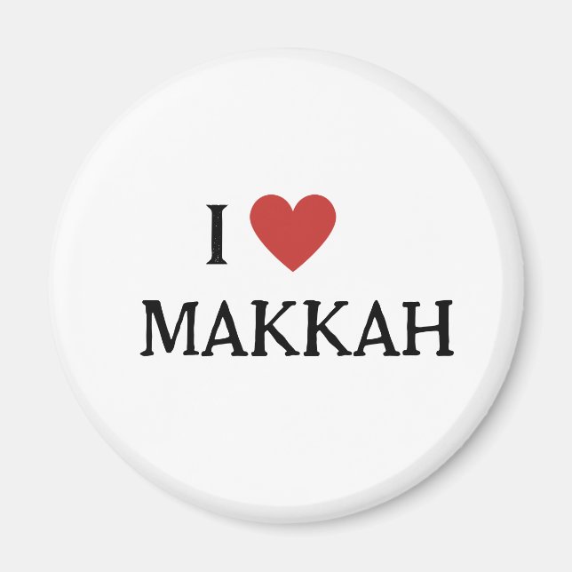IMÁN ME ENCANTA MAKKAH MAGNET (Frente)