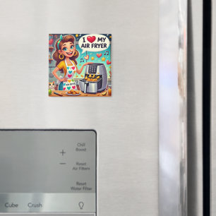 Imán Me encanta mi Air Fryer - Diseño de cocina muy lin