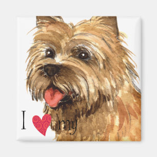 Imán Me encanta mi Cairn Terrier