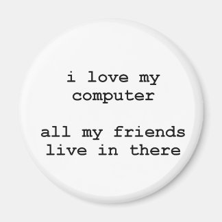 Imán me encanta mi computadora