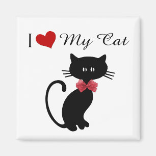 Imán Me encanta mi gato