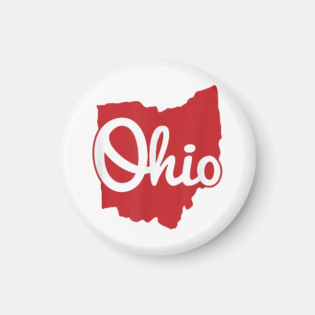Imán Me encanta mi guión de inicio de Ohio (Frente)