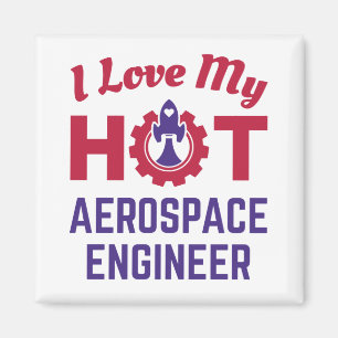 Imán Me Encanta Mi Ingeniero Aeroespacial Caliente