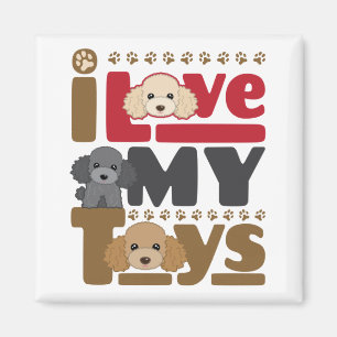 Imán Me encanta mi juguete de juguete