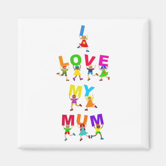 Imán Me encanta mi Mamá (Frente)