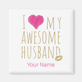 Imán Me encanta mi maravilloso aniversario de Boda de m