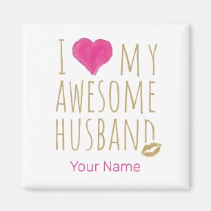 Imán Me encanta mi maravilloso aniversario de Boda de m