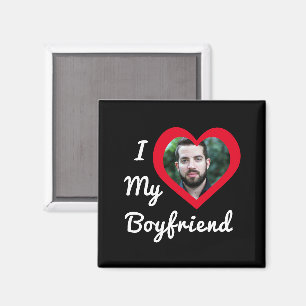 Imán Me encanta mi novio Bae foto Personalizado persona