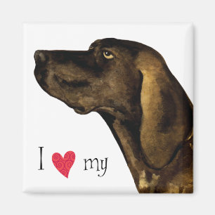 Imán Me encanta mi perro callejero