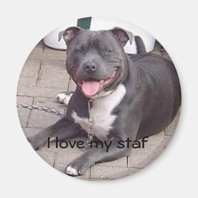 Imán Me encanta mi personal (Frente)