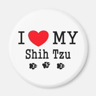 Imán ¡Me Encanta Mi Shih Tzu!