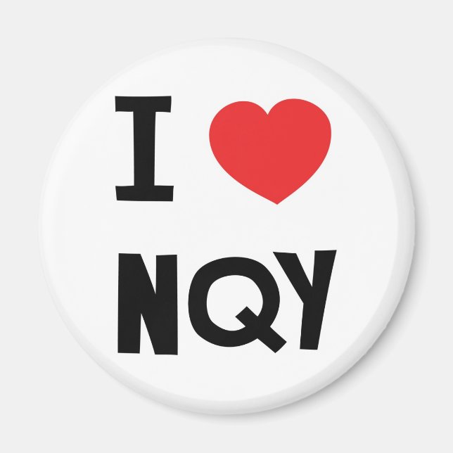 Imán Me encanta Newquay (Frente)