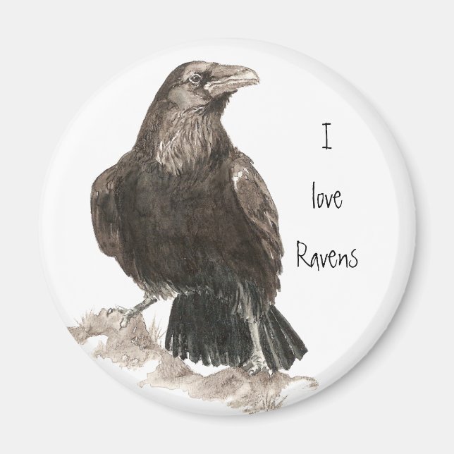 Imán Me encanta Ravens Fridge Magnet (Frente)