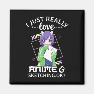 Imán Me Encanta Realmente Anime y Esbozo Bien Anime Dr.